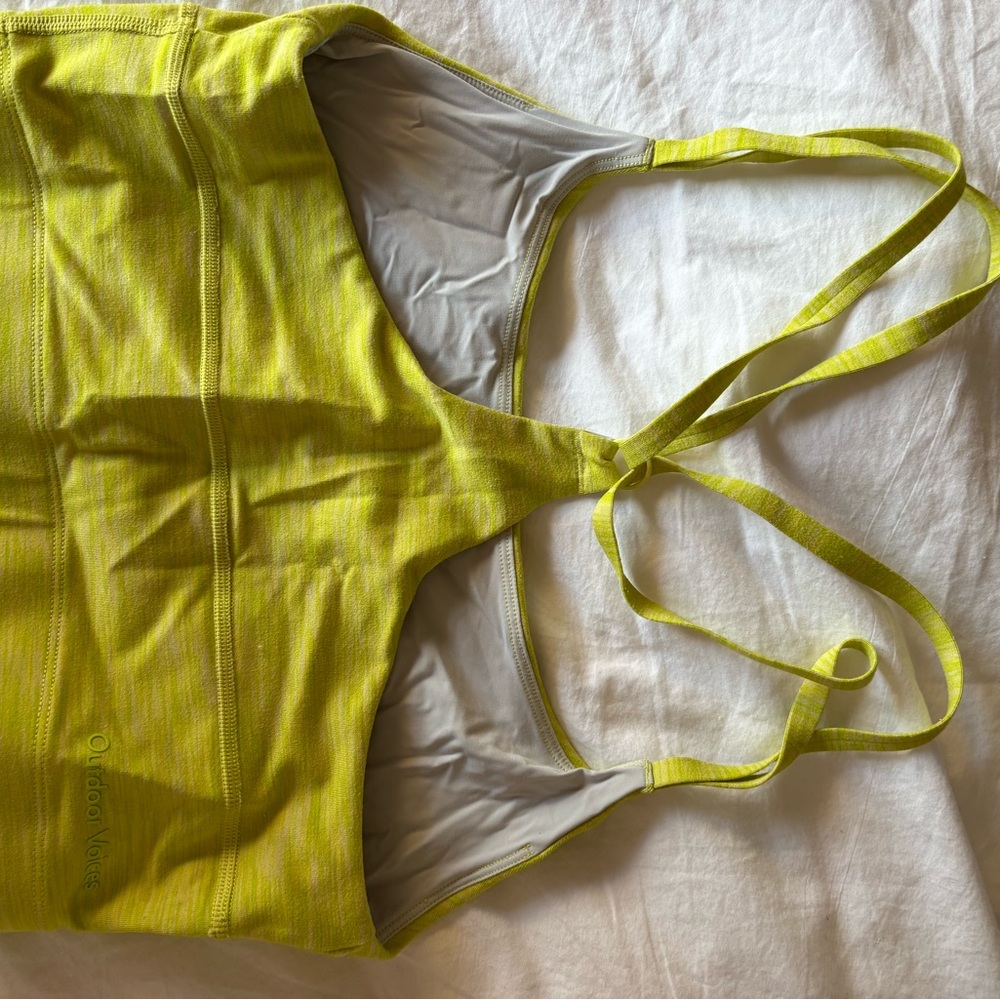 Olive Yoga Strappy Sports Bra